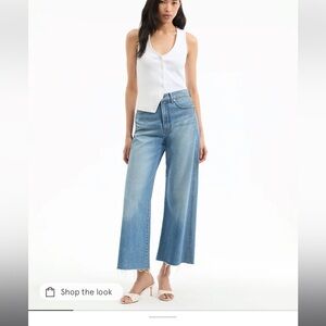 [Veronica Beard] Taylor cropped wide leg jean